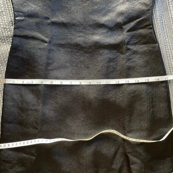 Y2k 90s Satin Mini Dress Ruffle Date Night Black Size Small Hoco Prom - Picture 6 of 10